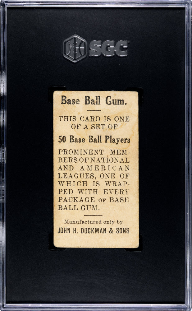 1909 Dockman & Sons Gum (E92) Honus Wagner Batting SGC 3
