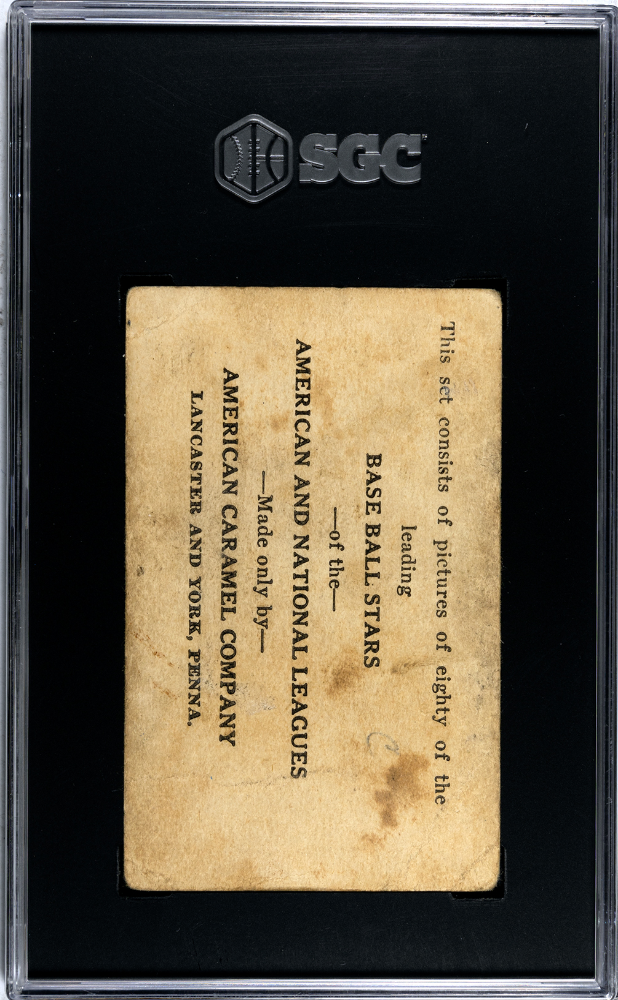 1922 American Caramel Co. Tris Speaker #E122 SGC 1.5