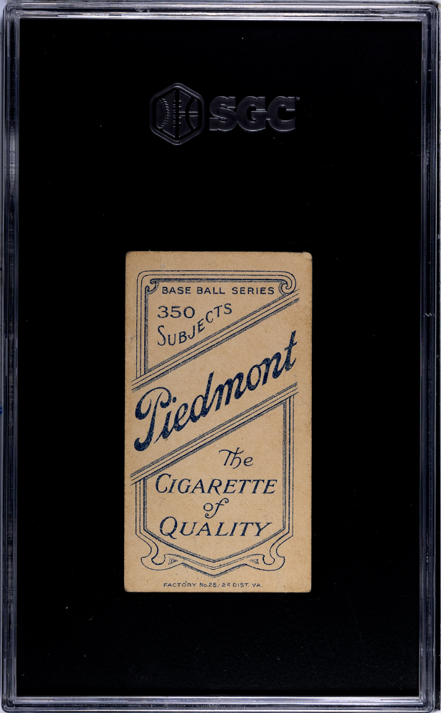 1910 Piedmont Cigarettes (T206) Joe Kelley SGC 3