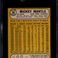 1968 Topps Mickey Mantle #280 SGC 6