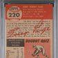 1953 Topps Satchell Paige #220 PSA 2