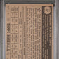 1952 Topps Ed Lopat #57 Black Back PSA 7