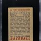 1951 Bowman Al Red Schoendienst #10 SGC 4.5