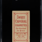 1911 Sweet Caporal (T206) Wildfire Schulte Back View SGC 2