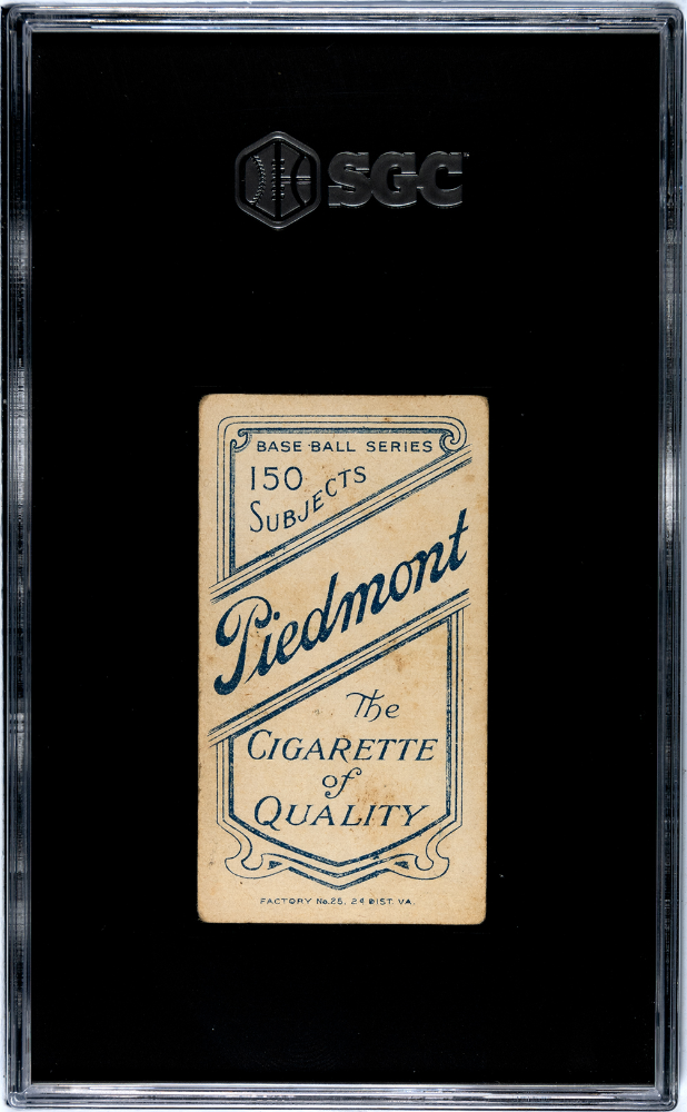1909 Piedmont Cigarettes (T206) Bob Ganley SGC 4
