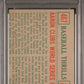 1959 Topps Aaron Clubs World #467 Aaron CLB. Wrld. SR. HMR. PSA 4 Auto 10