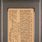 1933 Delong Chick Hafey #19 PSA 1
