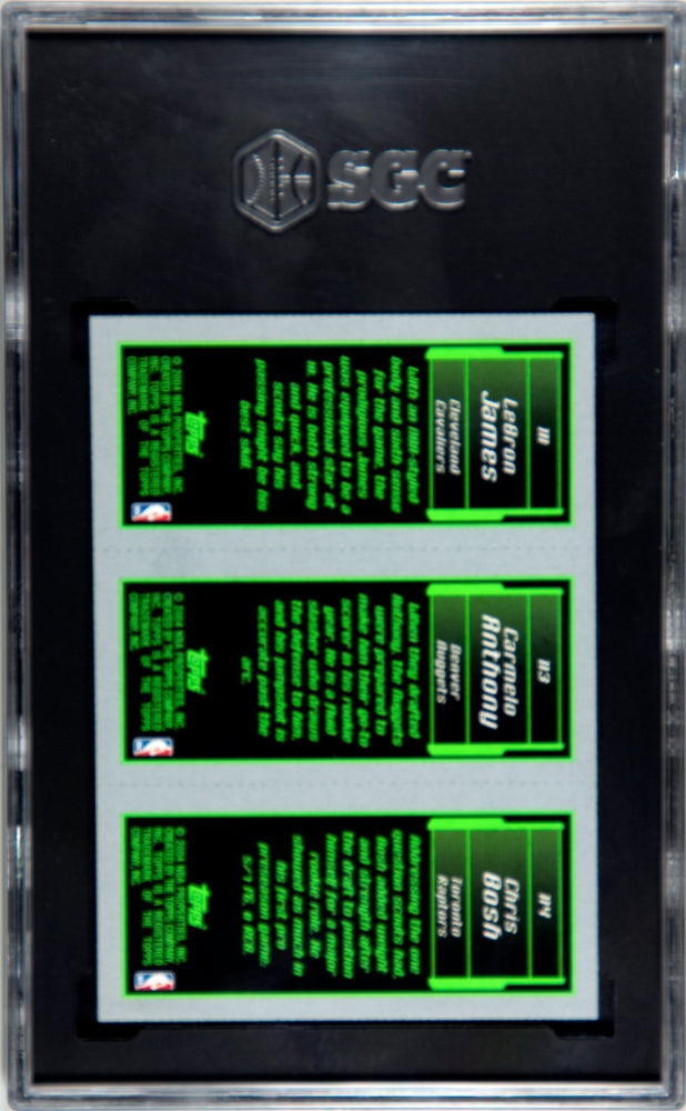 2003 Topps Rookie Matrix James Anthony Bosh #BAJ SGC 9.5