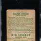 1933 Goudey Walter Berger #98 SGC 1.5