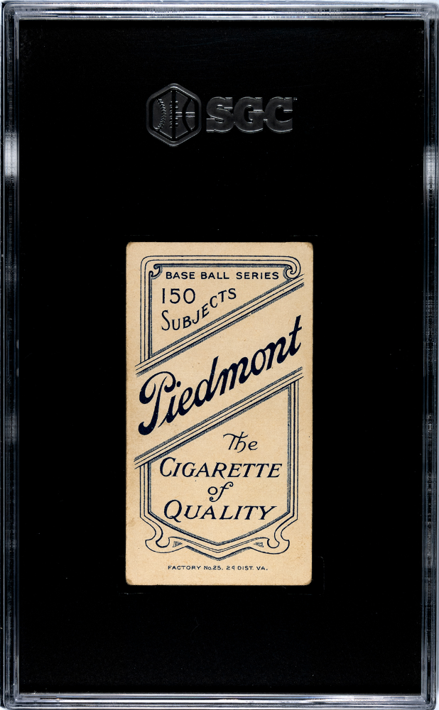 1909 Piedmont Cigarettes (T206) Mike Donlin Fielding SGC 2