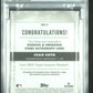 2022 Topps Inception Rookie And Emerging Stars Auto Juan Soto Orange PSA 10 /25