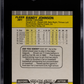 1989 Fleer Randy Johnson #381 Ad Obscured SGC 8
