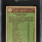 1976 Topps Hank Aaron #1 Record Breaker SGC 8