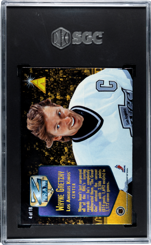 1995 Pinnacle Zenith Wayne Gretzky #4 Team SGC 9.5