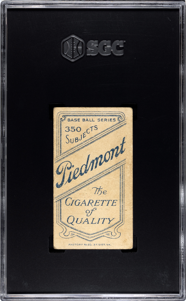 1910 Piedmont Cigarettes (T206) Tony Thebo SGC A