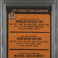 1973 Topps Rookie 3RD Basemen #615 Cey Hilton Schmidt PSA 7