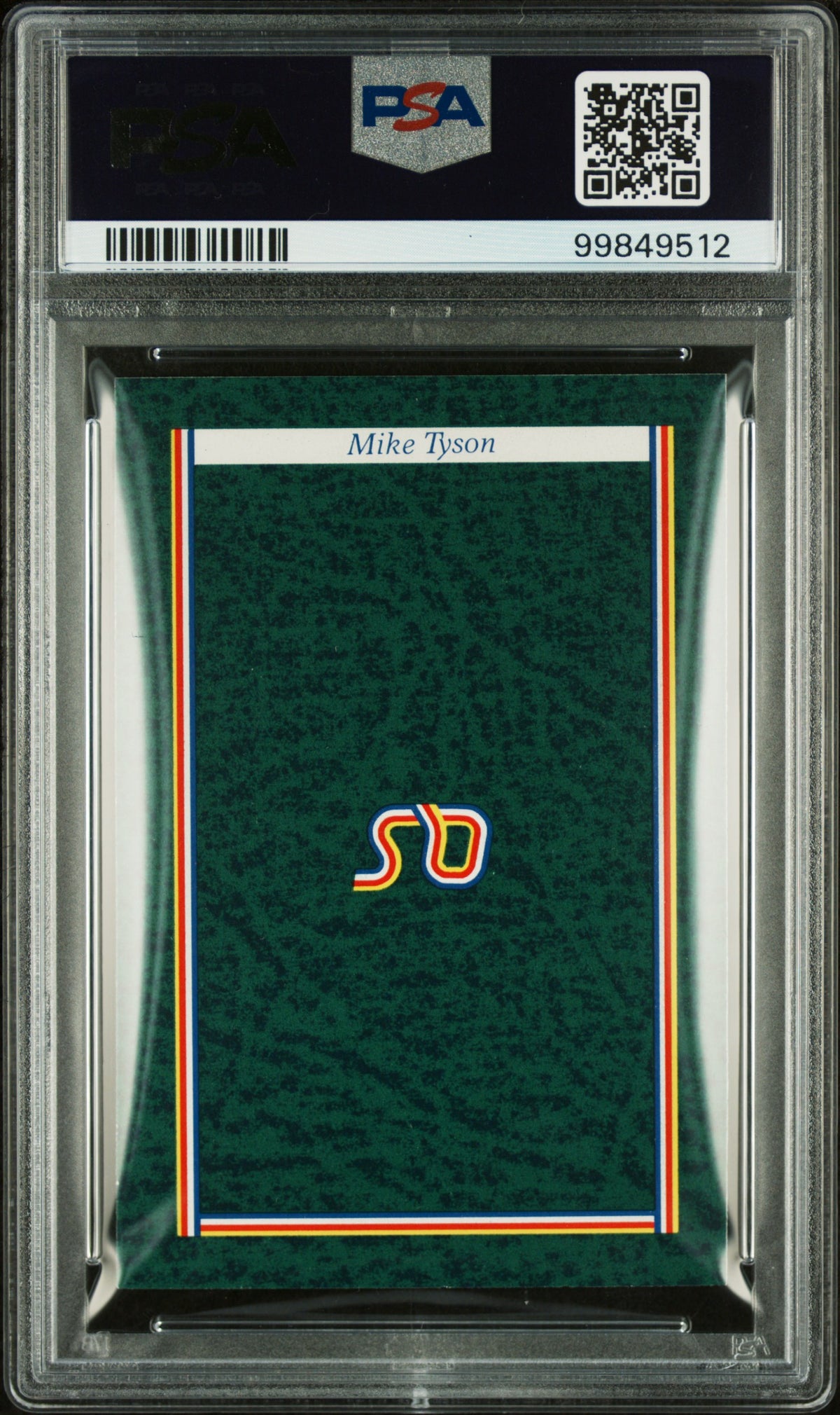 1987 A Question Of Sport Uk Mike Tyson PSA 9