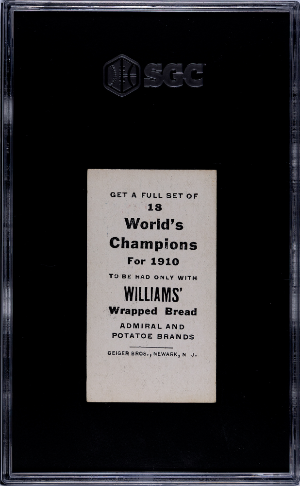 1911 Williams Baking (D359) Paddy Livingston SGC 6