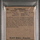 1939 Play Ball Ted Williams #92 PSA 1