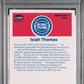 1986 Fleer Sticker Isiah Thomas #10 PSA 9