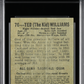 1948 Leaf Ted Williams #76 MBA Authentic Altered