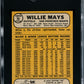 1968 Topps Willie Mays #50 SGC 7