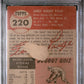 1953 Topps Satchell Paige #220 PSA 1