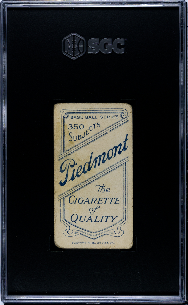 1910 Piedmont Cigarettes (T206) Carlton Molesworth SGC 2.5