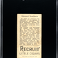 1912 Recruit Little Cigars (T207) Edward Reulbach SGC 4