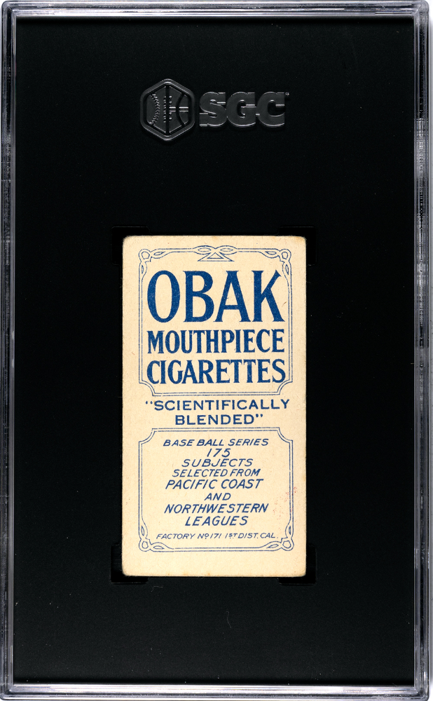 1910 Obak Cigarettes T212 (T212) Griffin SGC 3