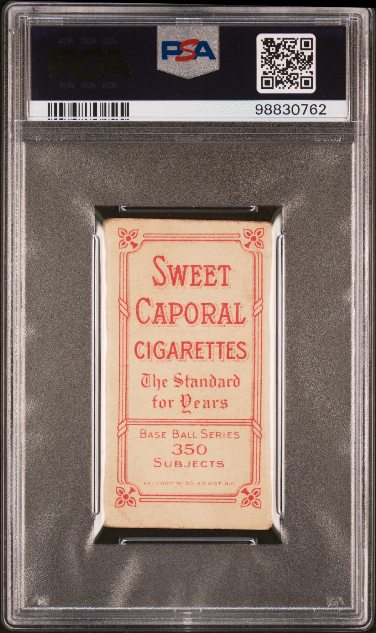 1909-11 T206 Sweet Caporal 350/30 Ed Willetts Willett PSA 1.5