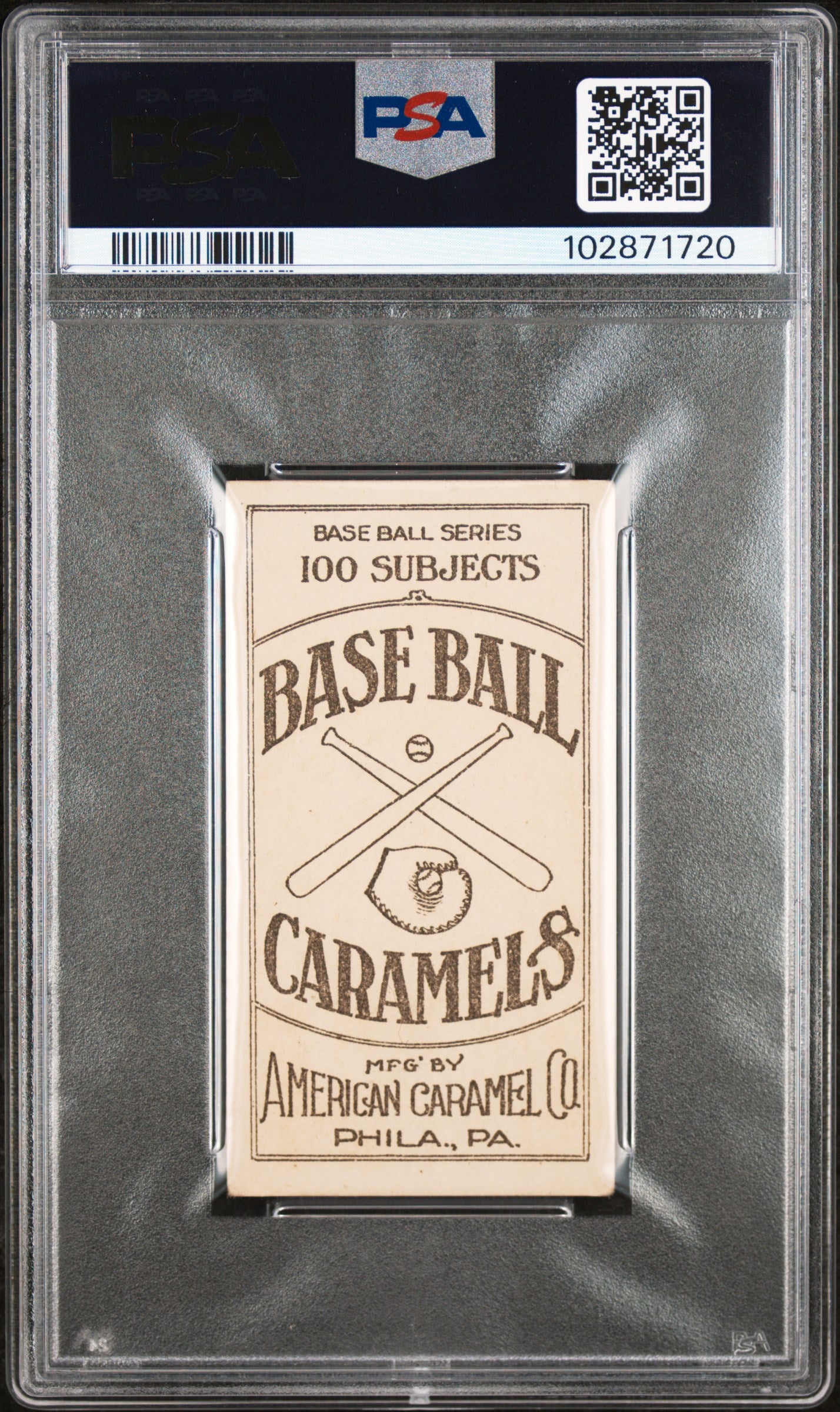 1909 E90-1 American Caramel Donie Bush PSA 4