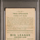 1933 Goudey Tris Speaker #89 PSA 2