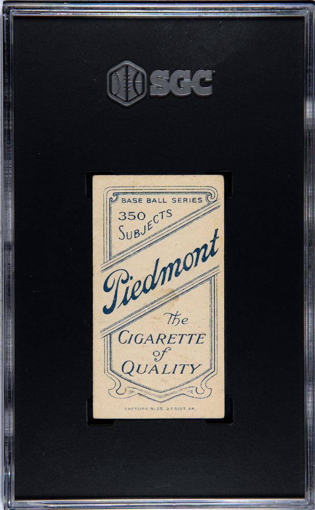 1910 Piedmont Cigarettes (T206) Bobby Wallace SGC 3.5