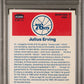 1986 Fleer Sticker Julius Erving #5 PSA A Auto 10