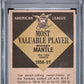 1961 Topps Mickey Mantle #475 MVP PSA 3