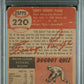1953 Topps Satchell Paige #220 PSA 1