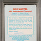 1986 Carnation Major League Wrestling Rick Martel PSA 8