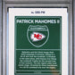 2023 Panini Donruss Optic Super Bowl Downtown Patrick Mahomes II #SBDPM PSA 10