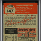 1953 Topps Warren Spahn #147 MBA 3