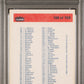 1986 Fleer Checklist 1-132 #132 PSA 5 Auto 10