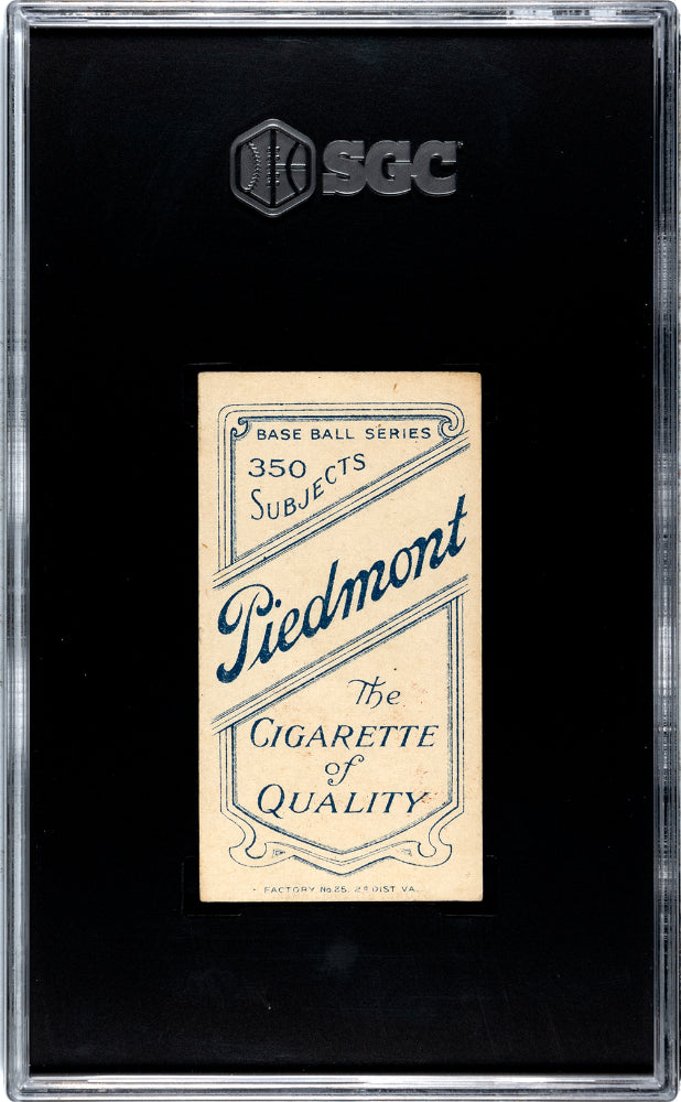 1910 Piedmont Cigarettes (T206) Rube Waddell Portrait SGC 3