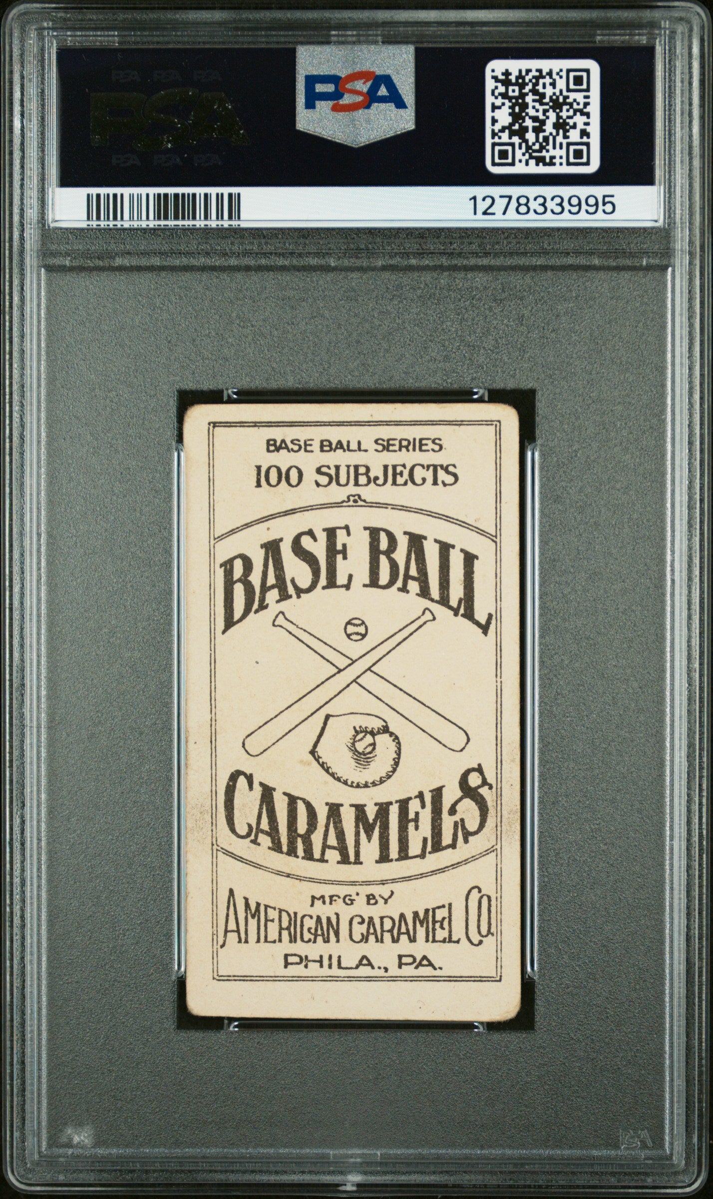 1909 E90-1 American Caramel Bill Bailey PSA 2