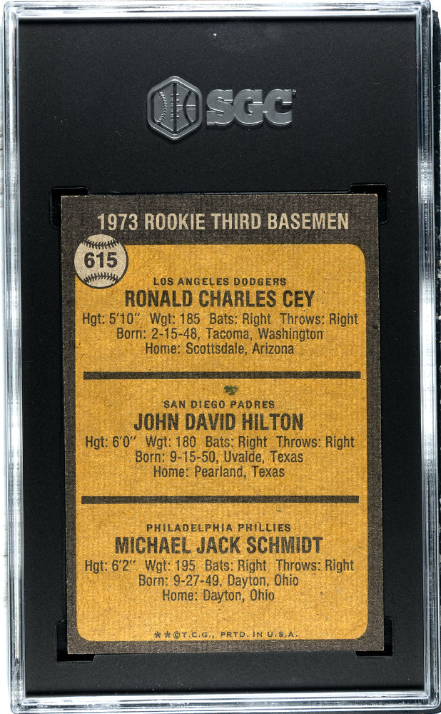 1973 Topps Mike Schmidt #615 SGC 6.5