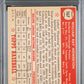 1952 Topps Bill Howerton #167 PSA 7