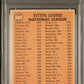 1966 Topps NL Batting Leaders #215 Clemente Aaron Mays PSA 6