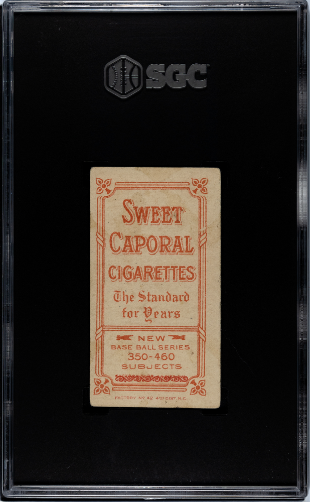 1911 Sweet Caporal (T206) Jimmy Sheckard Glove Showing SGC 3