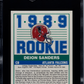 1989 Score Deion Sanders #246 SGC 10