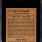 1940 Playball Harry Heilmann #171 SGC 4
