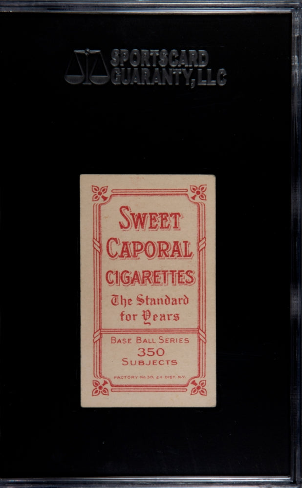 1910 Sweet Caporal (T206) Ty Cobb Portrait, Red Background SGC 3.5
